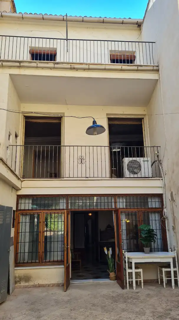 Balcony of Houses for sale in Aspe  with Air Conditioner, Heating and Private garden