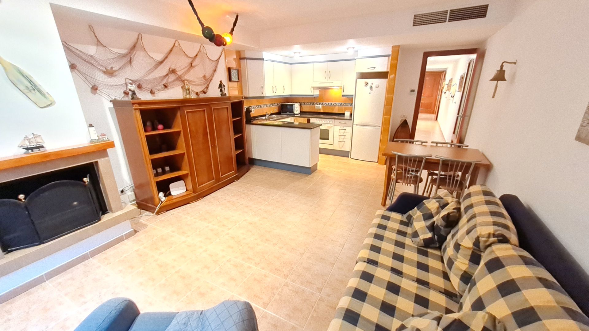 Kitchen of Flat for sale in Blanes  with Air Conditioner, Heating and Furnished