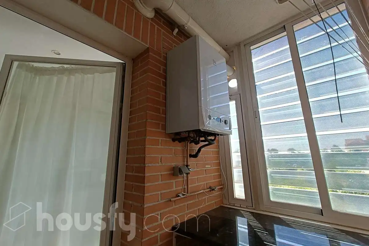 Terraza de Piso de alquiler en Toledo con Aire acondicionado, Calefacción y Parquet
