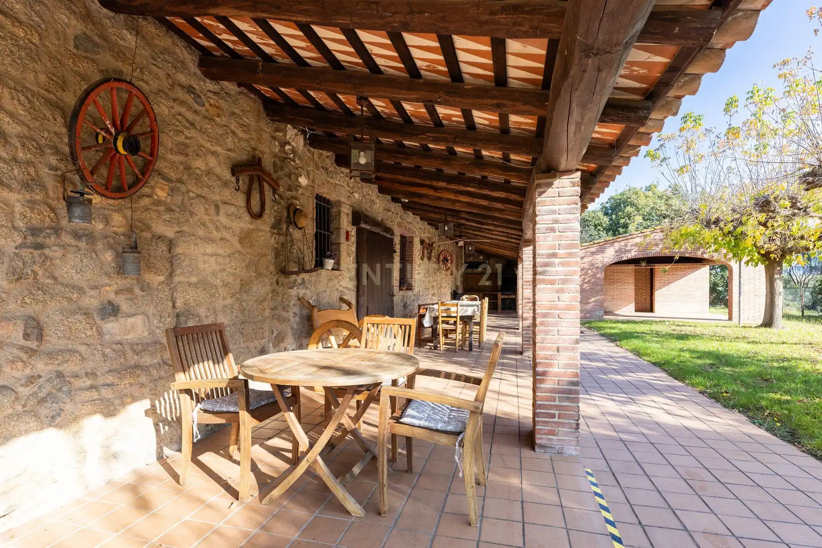 Terrace of Country homes for sale in Llagostera, Girona