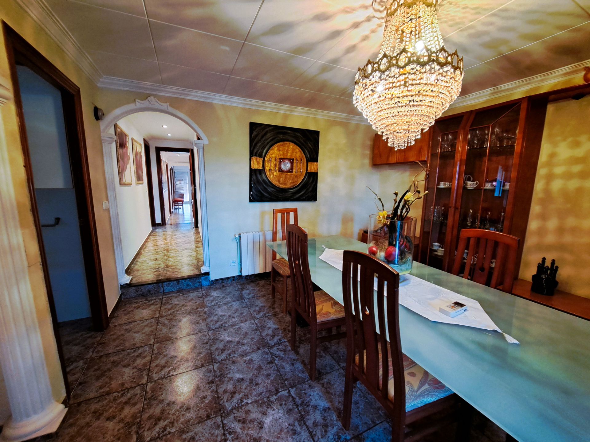 Esszimmer von Dachboden zum verkauf in Mataró mit Klimaanlage, Heizung und Terrasse