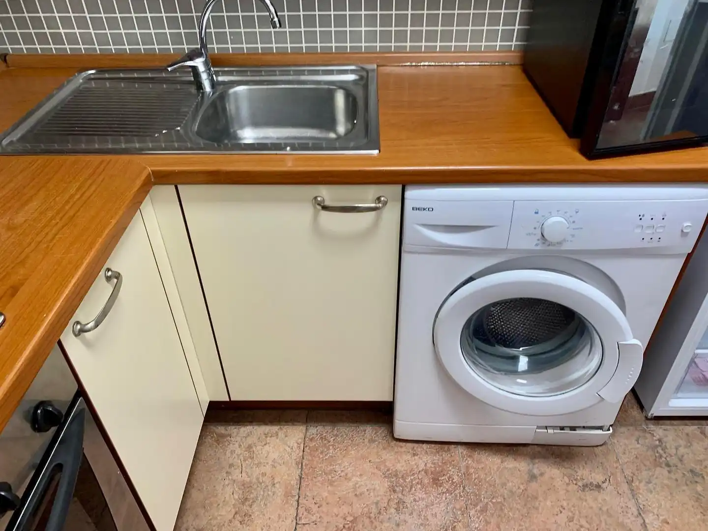 Kitchen of Apartments for sale in Roquetas de Mar  with Air Conditioner, Heating and Terrace