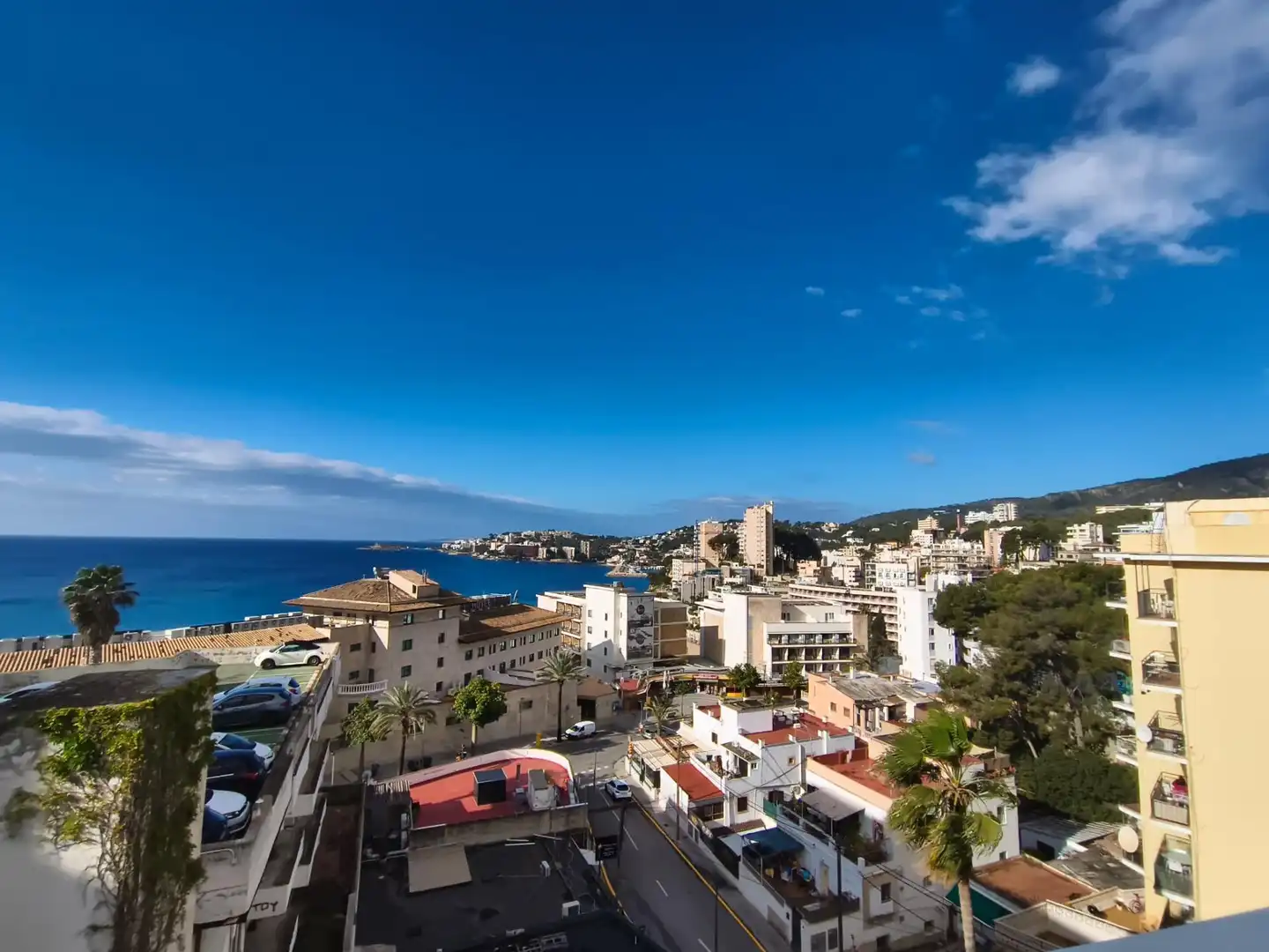 Exterior view of Attic for rent in  Palma de Mallorca  with Air Conditioner, Terrace and Storage room