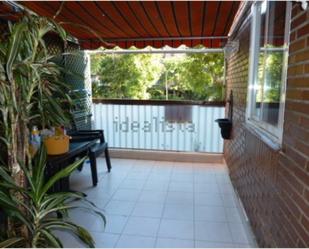 Balcony of Flat for sale in  Madrid Capital  with Air Conditioner, Heating and Parquet flooring