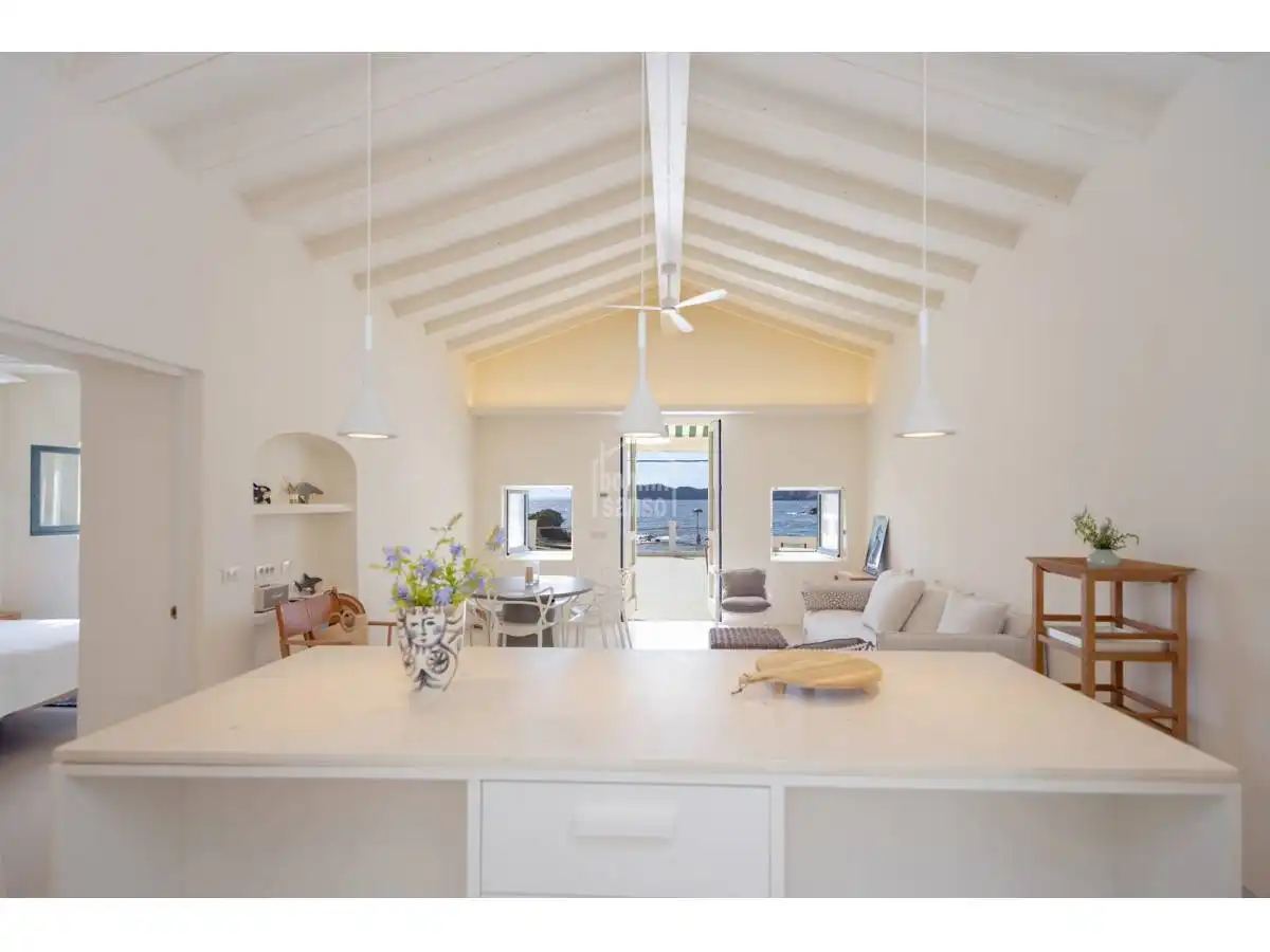 Sala de estar de Apartamento en venta en Maó - Mahón con Terraza y Amueblado