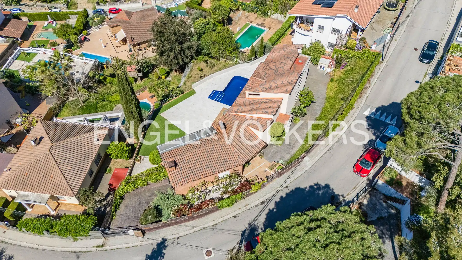 Vista exterior de Casa o xalet en venda en Sant Fost de Campsentelles amb Calefacció, Jardí privat i Parquet