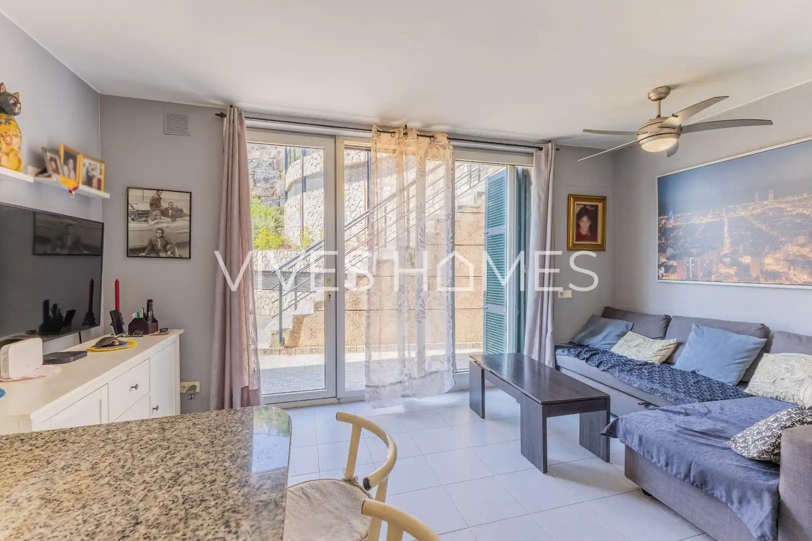 Living room of Flat for sale in Caldes d'Estrac  with Furnished