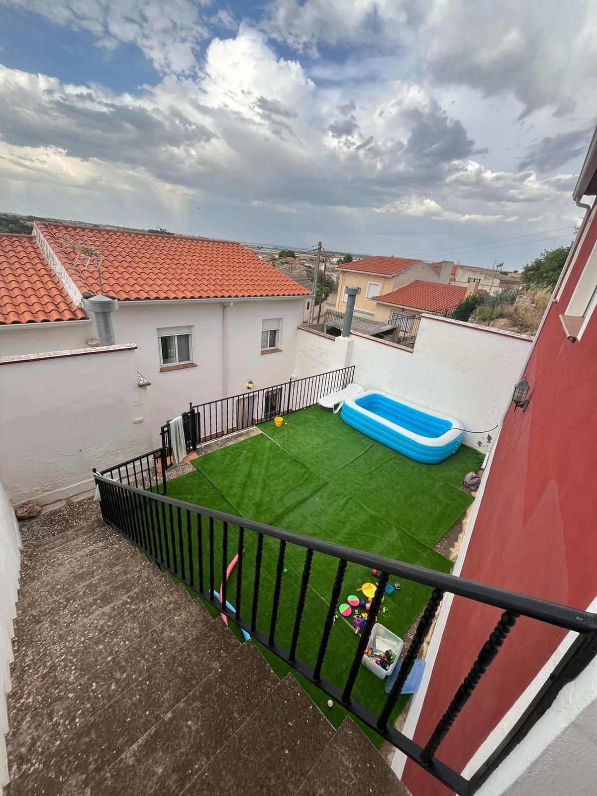 Terraza de Casa o chalet en venta en La Almarcha  con Calefacción, Terraza y Trastero