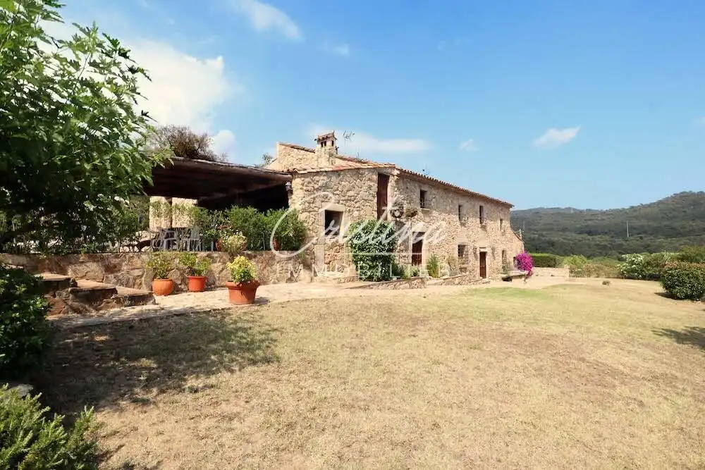 Außenansicht von Country house zum Verkauf in Santa Cristina d'Aro mit Heizung, Privatgarten und Schwimmbad