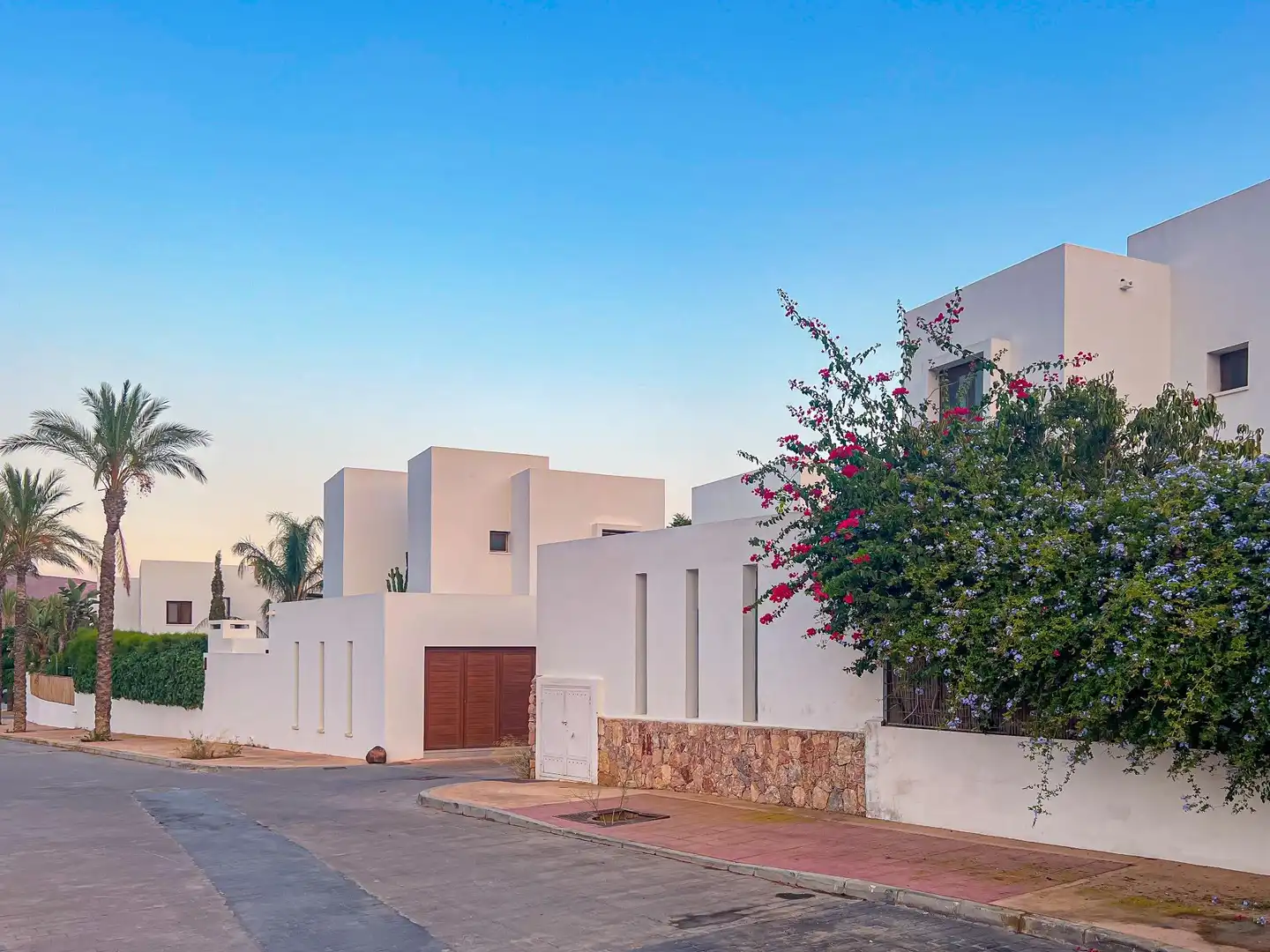 Exterior view of Detached homes for sale in Níjar  with Air Conditioner, Heating and Private garden