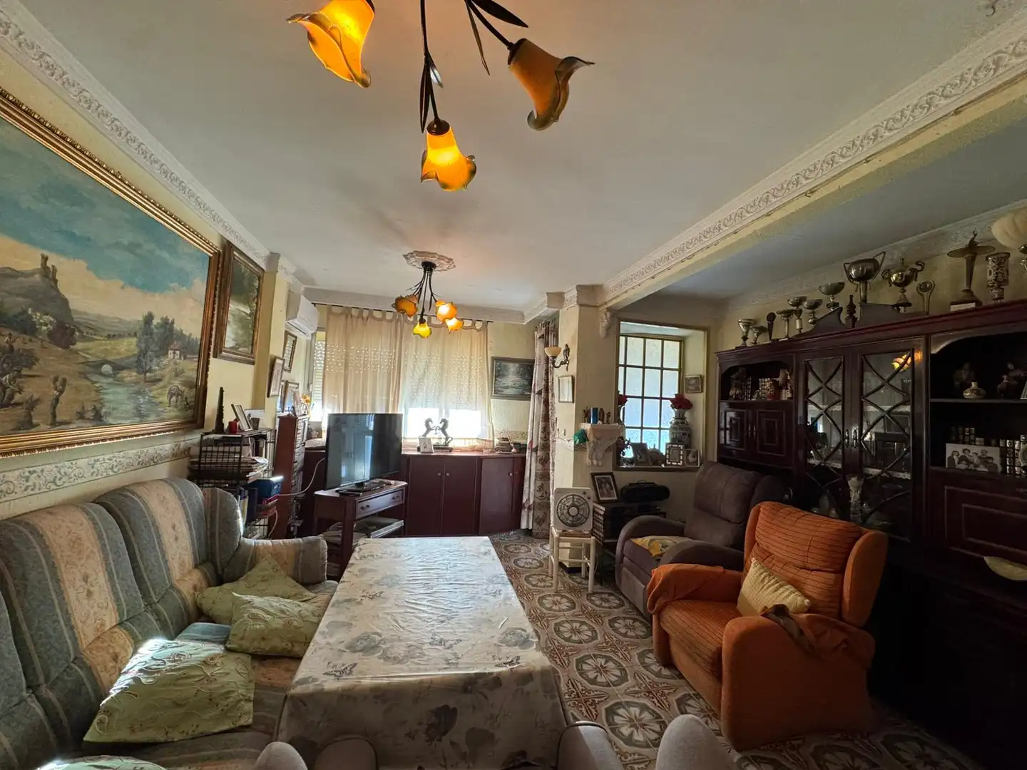 Living room of Flat for sale in  Sevilla Capital  with Terrace