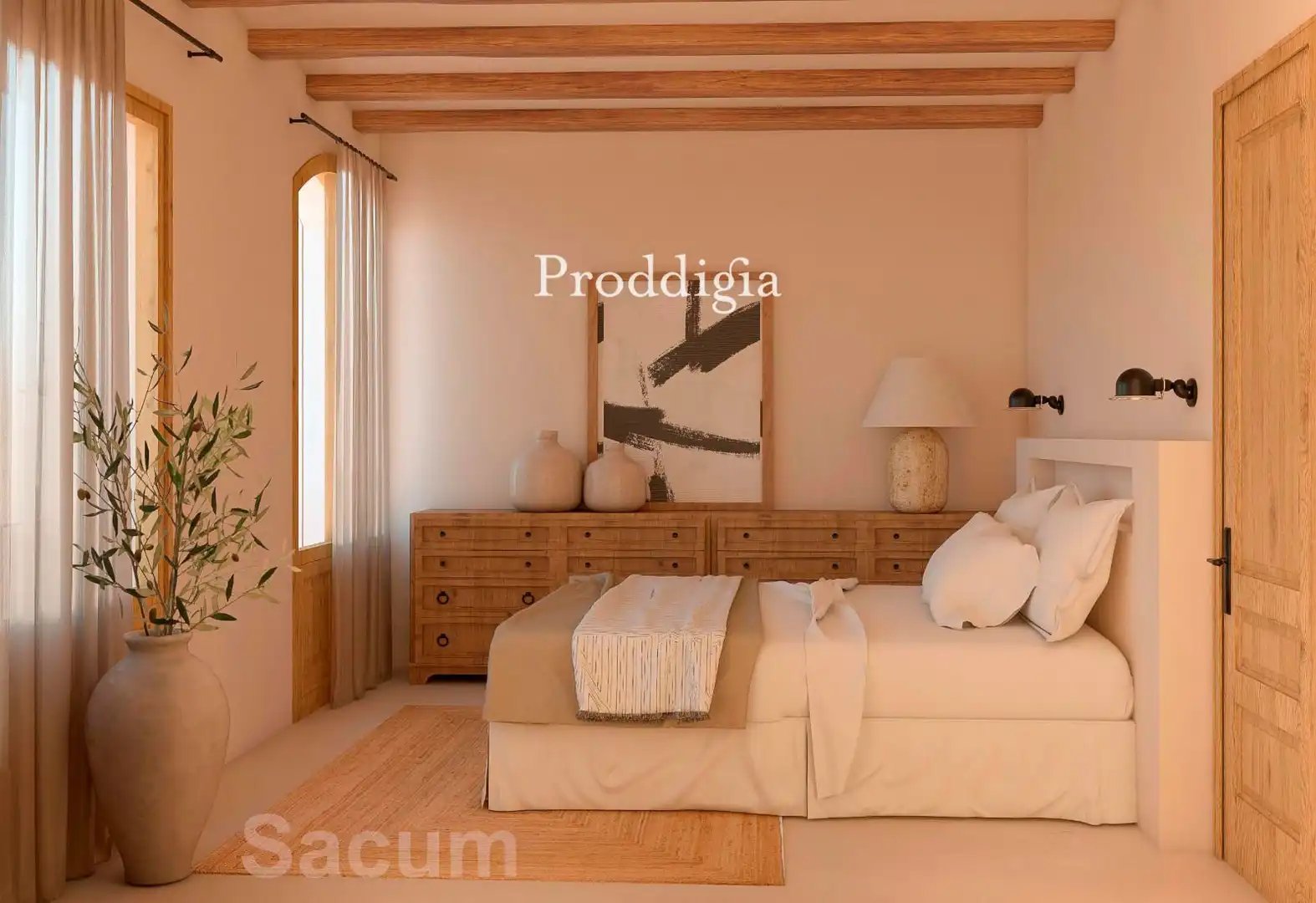 Bedroom of Detached homes for sale in Sant Cugat del Vallès  with Air Conditioner, Heating and Terrace