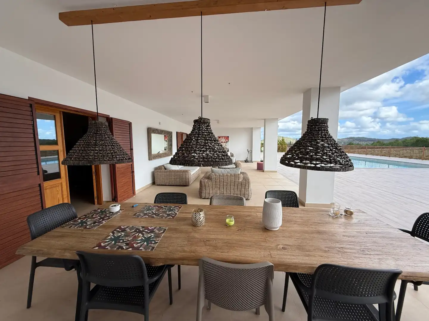 Dining room of Houses for sale in Sant Joan de Labritja  with Air Conditioner, Heating and Terrace
