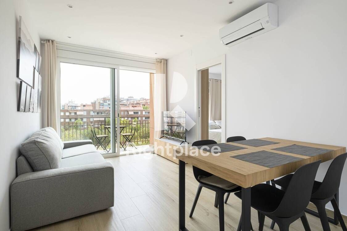 Bedroom of Apartment to rent in  Barcelona Capital  with Air Conditioner, Heating and Furnished