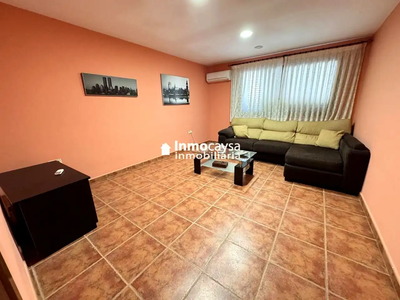 Sala de estar de Casa o chalet en venta en Novelé  / Novetlè con Aire acondicionado, Terraza y Piscina