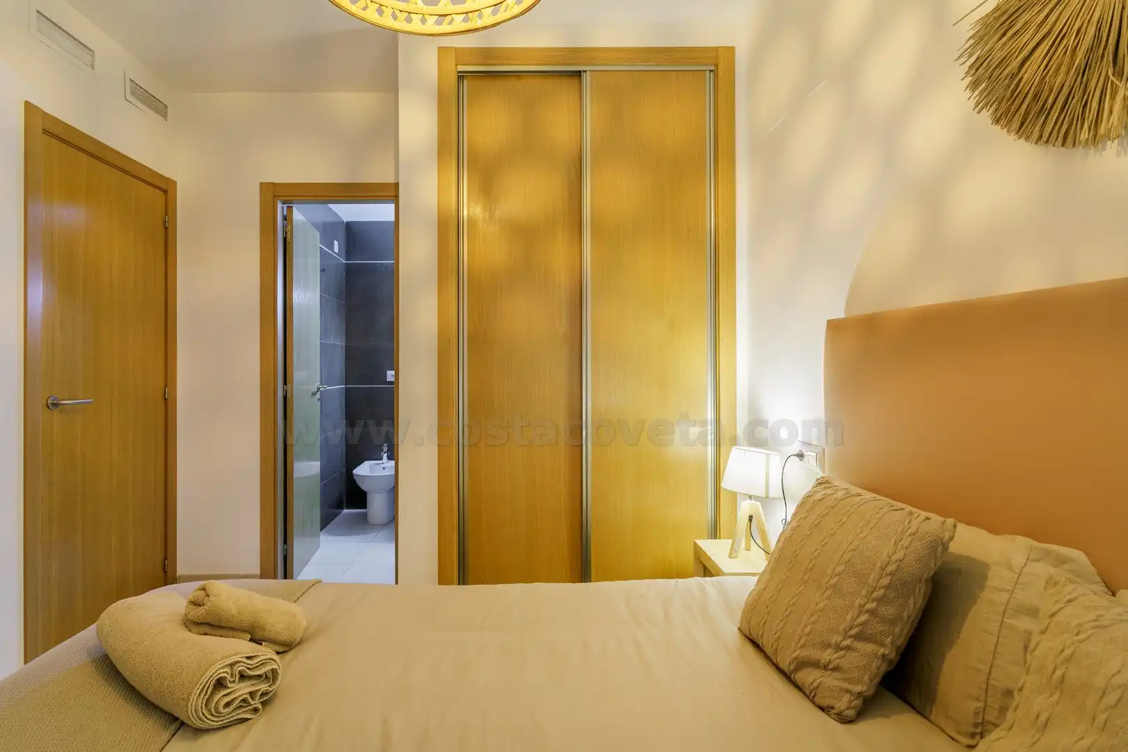 Bedroom of Apartments for sale in El Campello  with Air Conditioner, Terrace and Furnished
