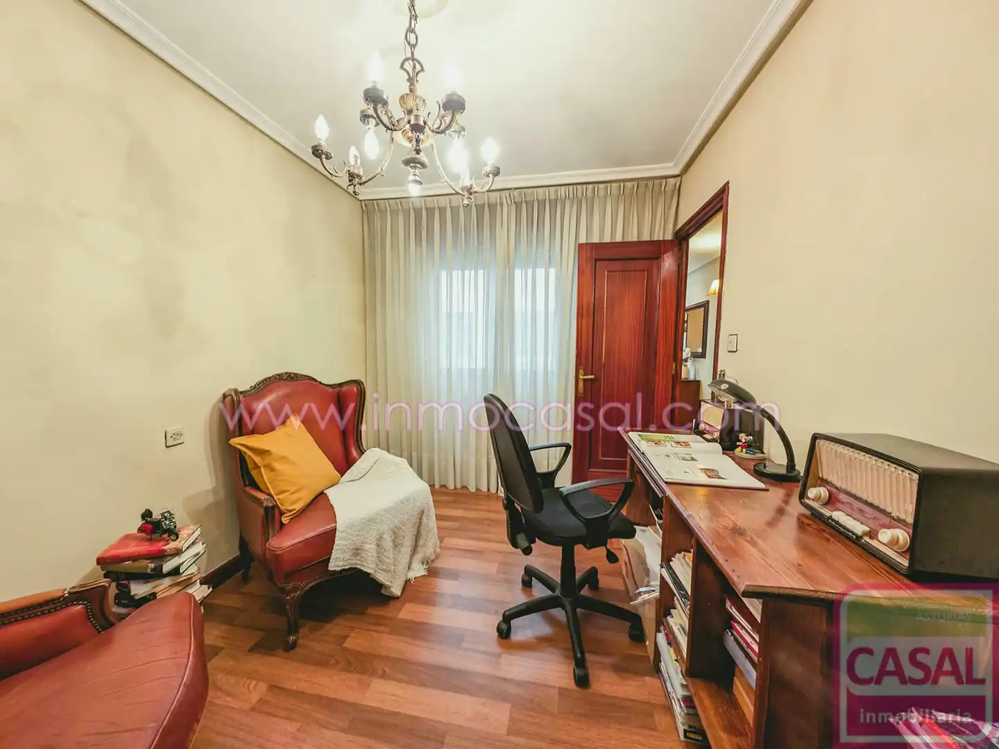 Schlafzimmer von Wohnung zum Verkauf in Mieres (Asturias) mit Heizung, Abstellraum und Möbliert