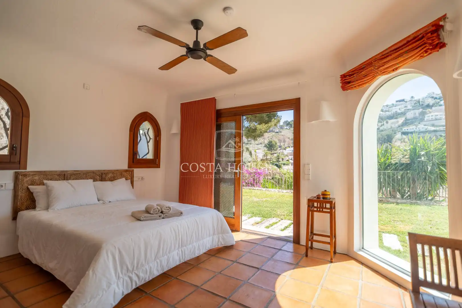 Dormitori de Casa o xalet en venda en Moraira amb Aire condicionat, Calefacció i Jardí privat