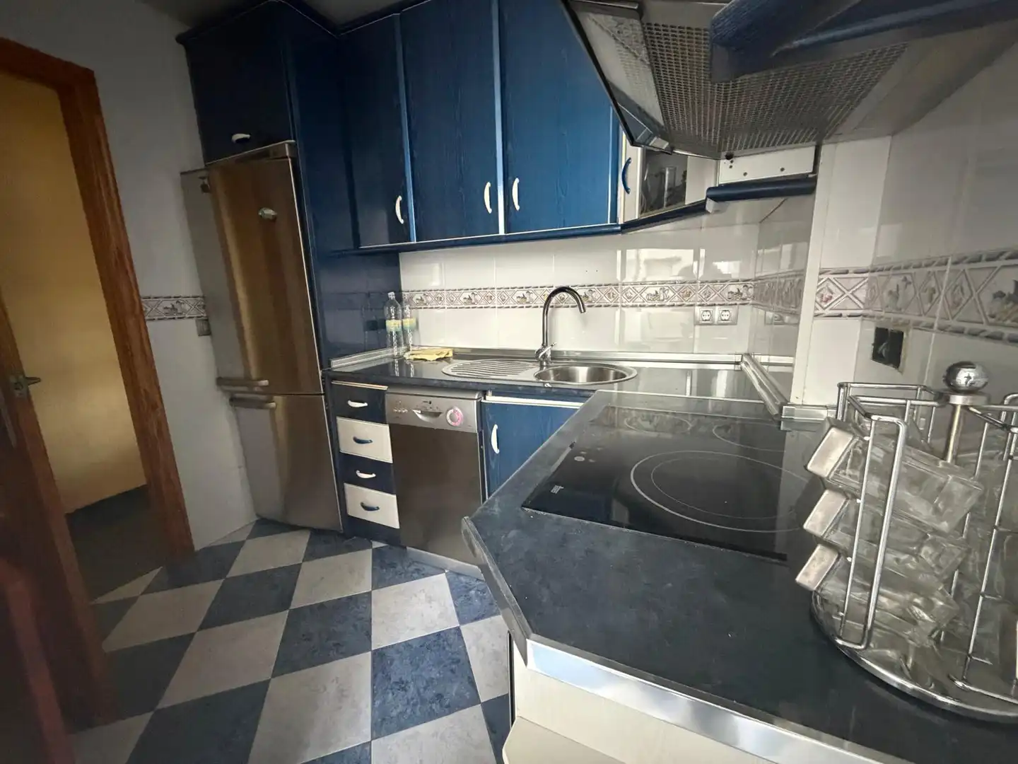 Kitchen of Flat for sale in Jaén  with Air Conditioner, Furnished and Balcony