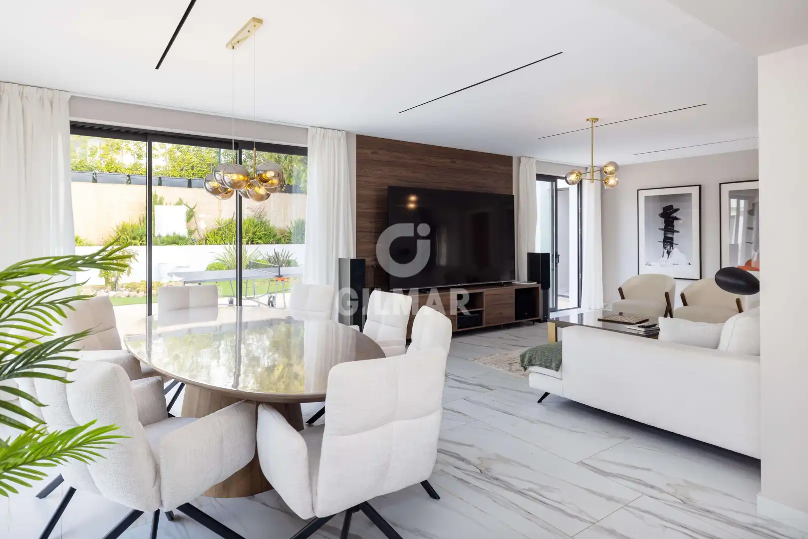Living room of Houses for sale in Benalmádena  with Heating, Private garden and Swimming Pool