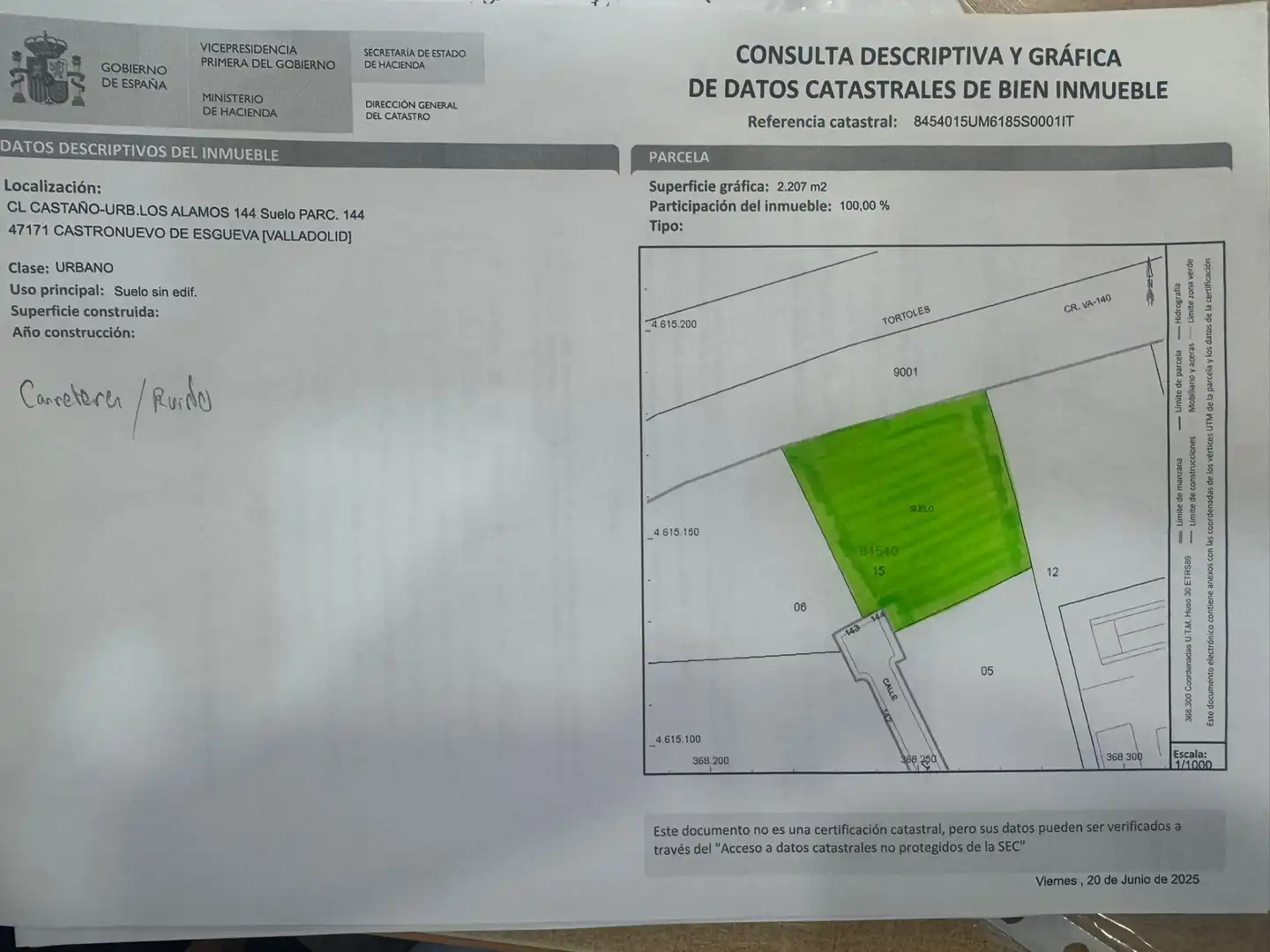 Residential for sale in Castronuevo de Esgueva