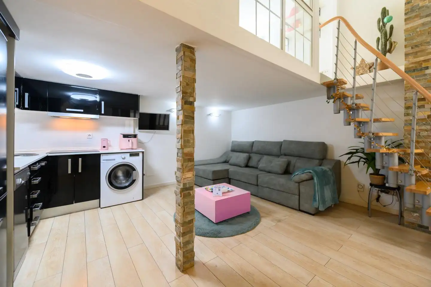 Maisonette zur Miete in Madrid mit Klimaanlage, Möbliert und Internet