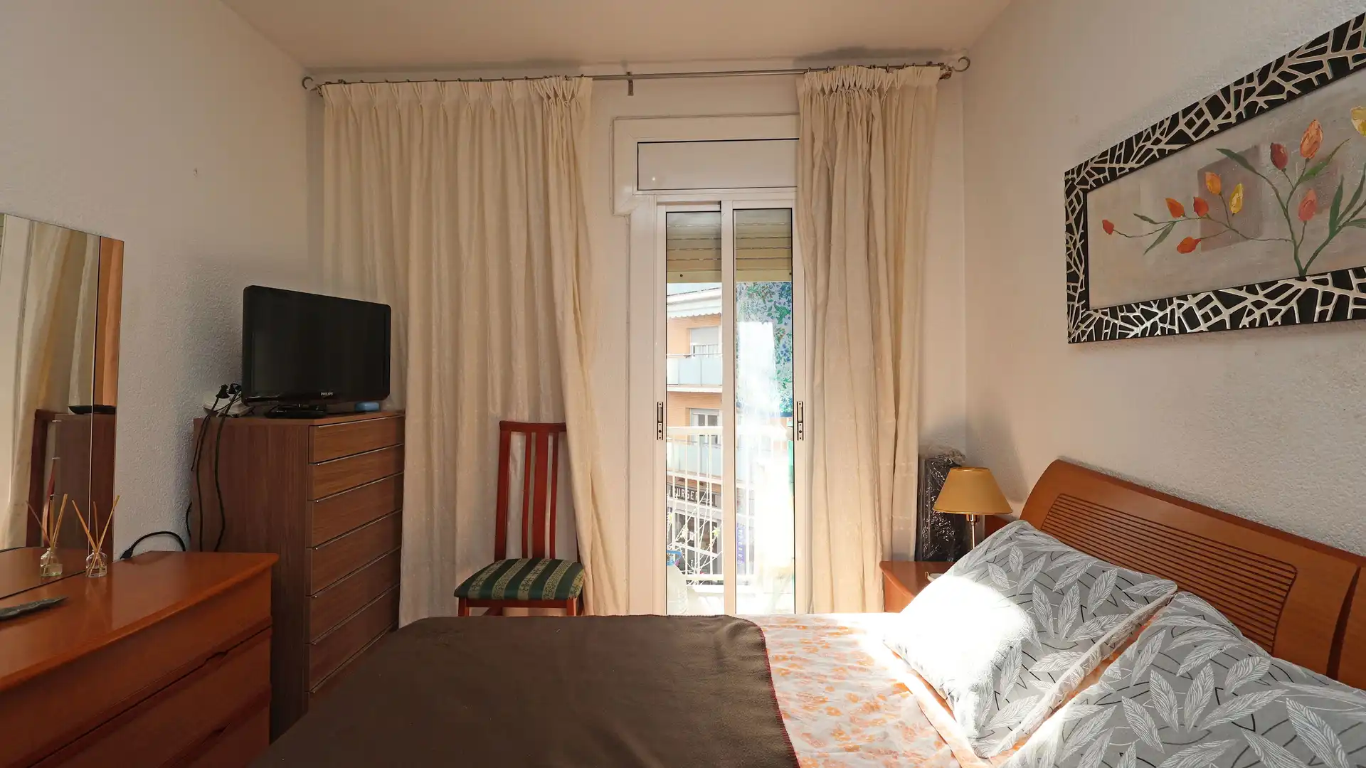 Bedroom of Flat for sale in L'Hospitalet de Llobregat  with Balcony