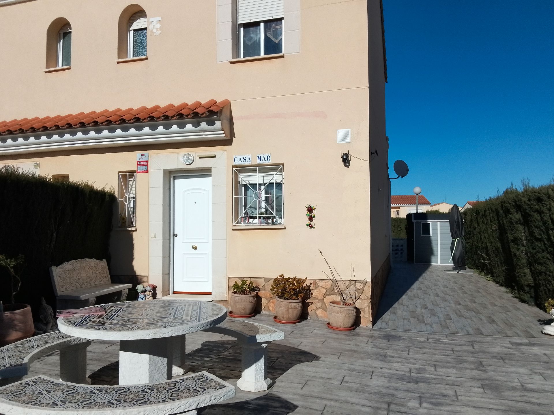 Garden of Single-family semi-detached for sale in Mont-roig del Camp  with Air Conditioner, Heating and Community pool