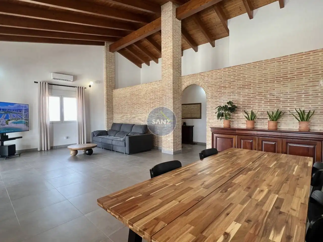 Sala de estar de Casa o chalet en venta en L'Énova con Aire acondicionado, Jardín privado y Terraza