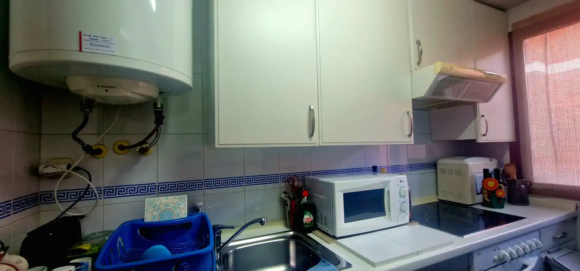 Kitchen of Flat for sale in  Madrid Capital  with Air Conditioner