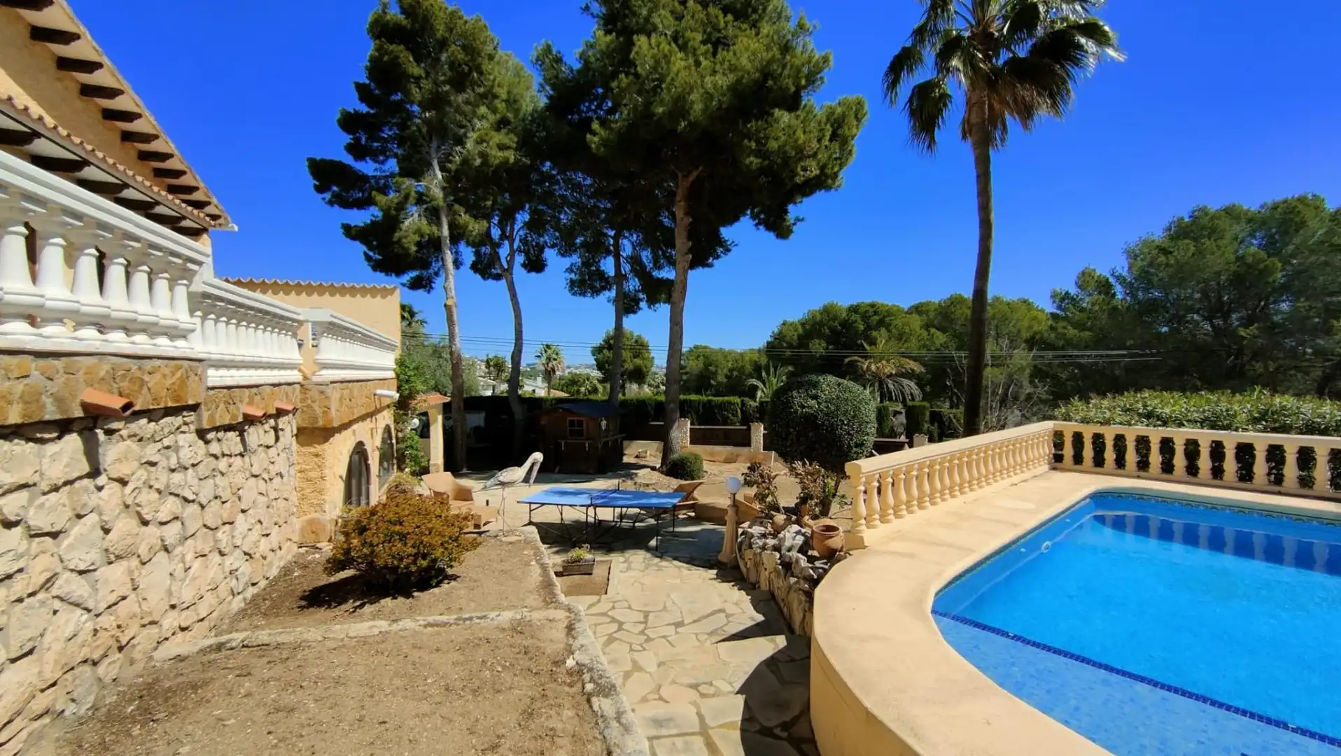 Jardín de Casa o chalet en venta en Moraira con Aire acondicionado, Jardín privado y Terraza