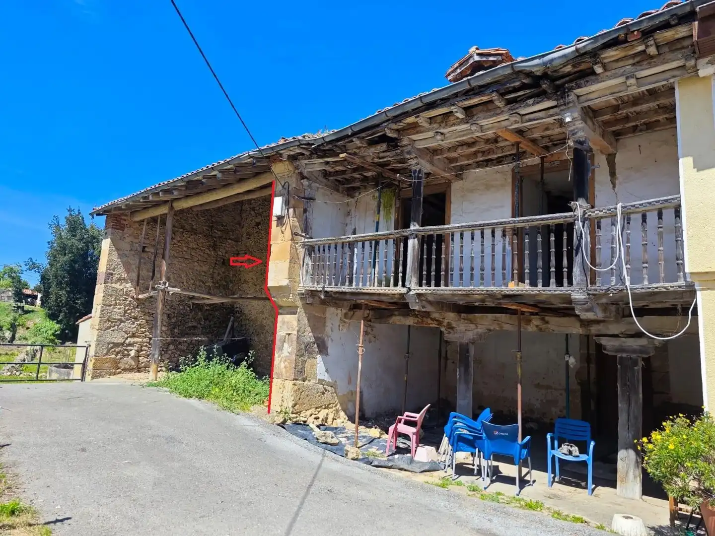 Vista exterior de Casa o chalet en venta en Valdáliga con Jardín privado y Balcón