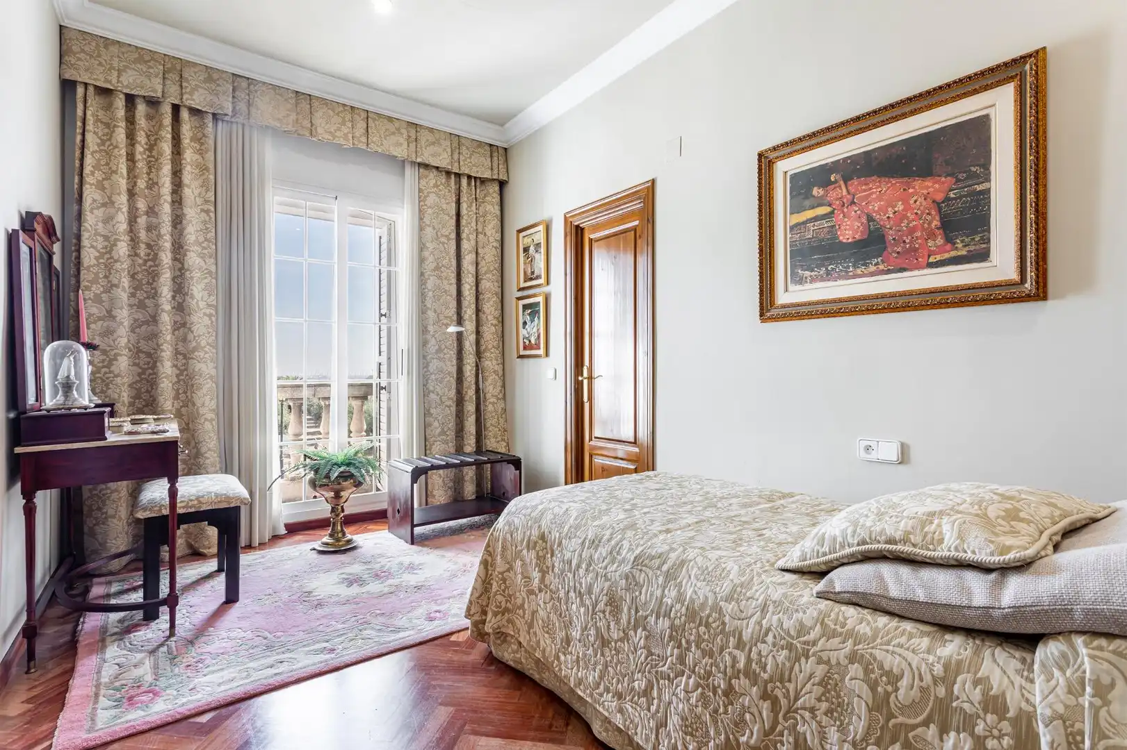 Bedroom of Houses for sale in Chiva  with Air Conditioner, Private garden and Terrace