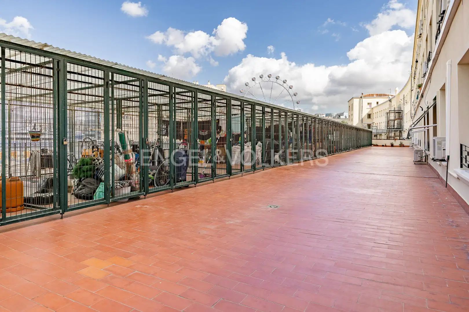 Terrasse von Wohnung zur Miete in Barcelona mit Heizung, Parkett und Möbliert