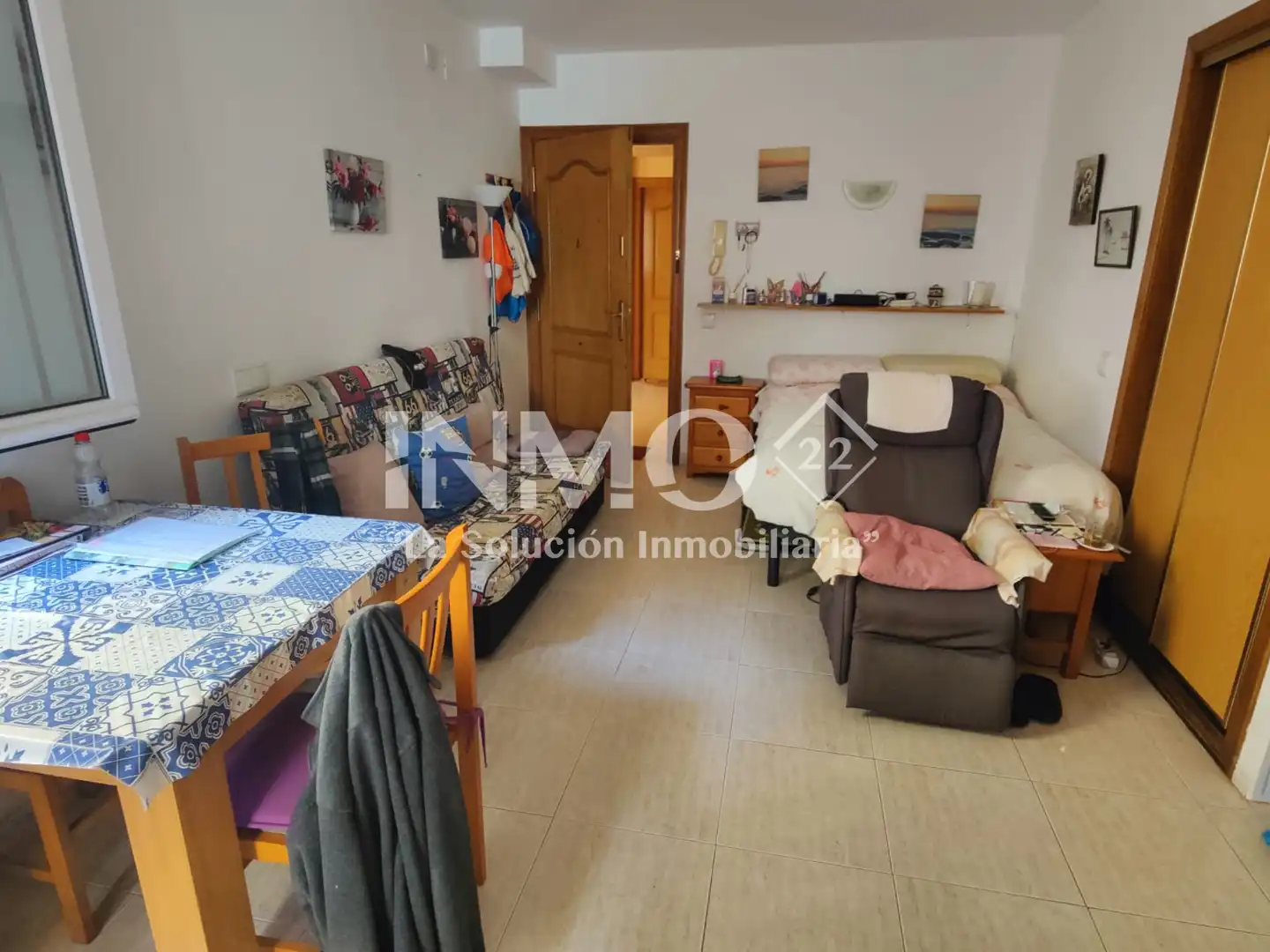 Sala d'estar de Estudi en venda en Mont-roig del Camp amb Moblat, Forn i Rentadora