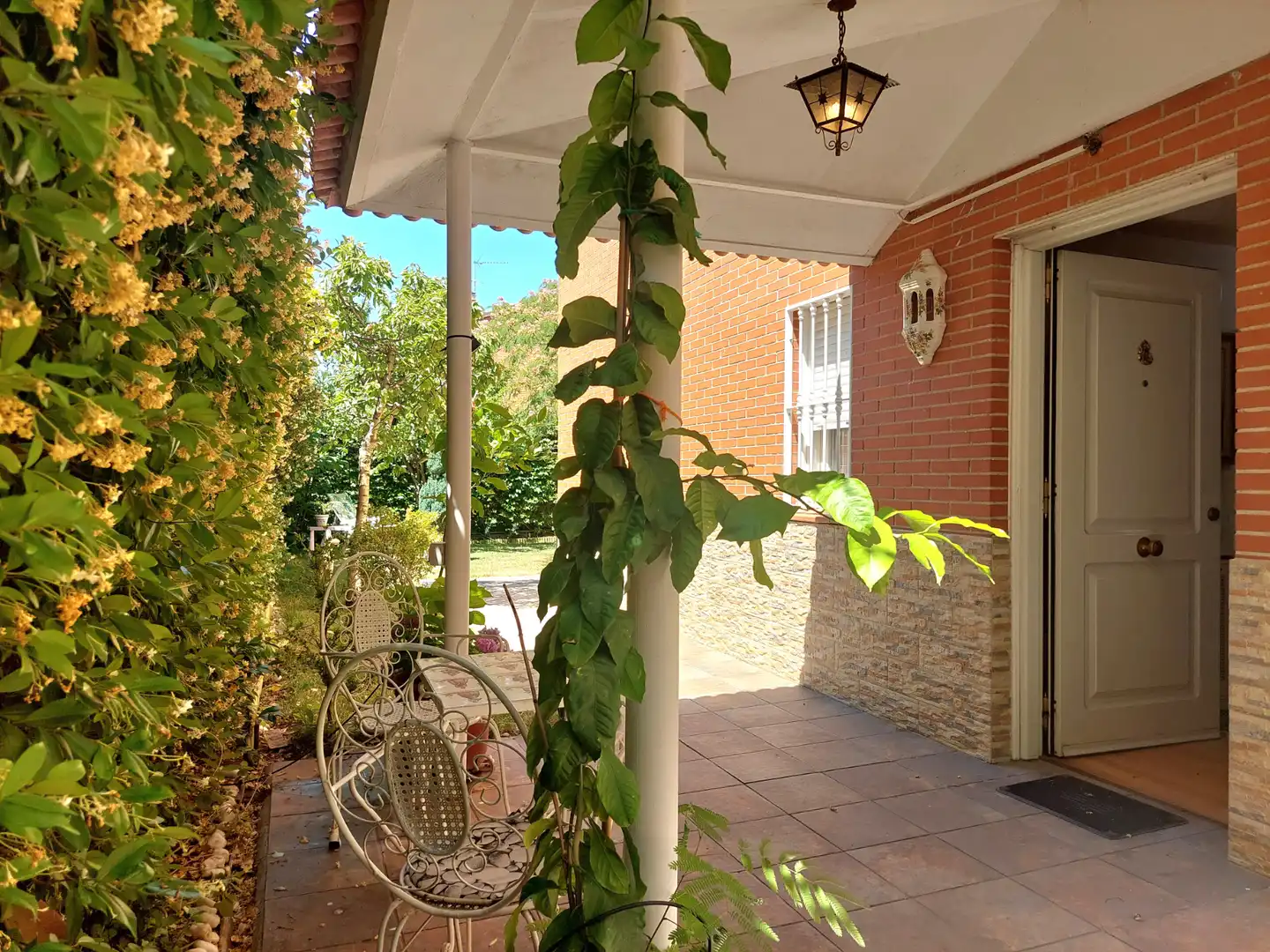 Terraza de Casa adosada en venta en Rivas-Vaciamadrid con Aire acondicionado, Calefacción y Jardín privado