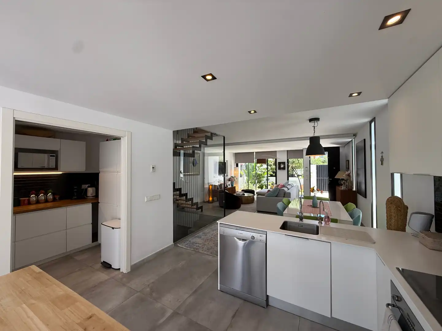 Kitchen of Houses for sale in Santa Eulària des Riu  with Air Conditioner, Heating and Terrace