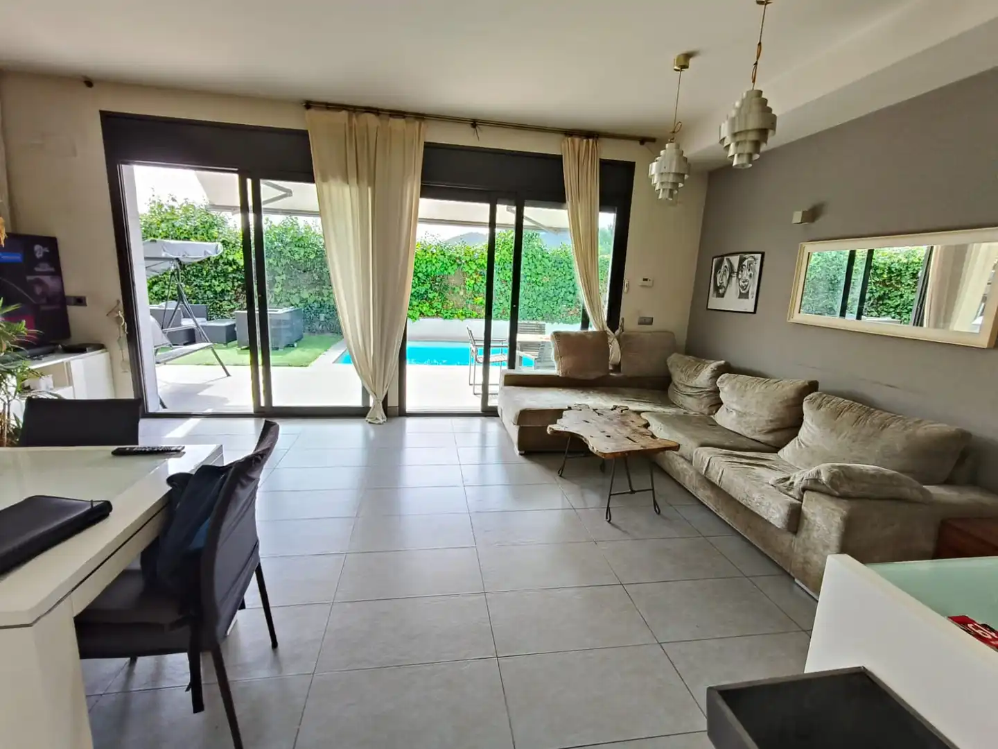 Jardín de Casa o chalet en venta en Pineda de Mar con Aire acondicionado, Calefacción y Jardín privado