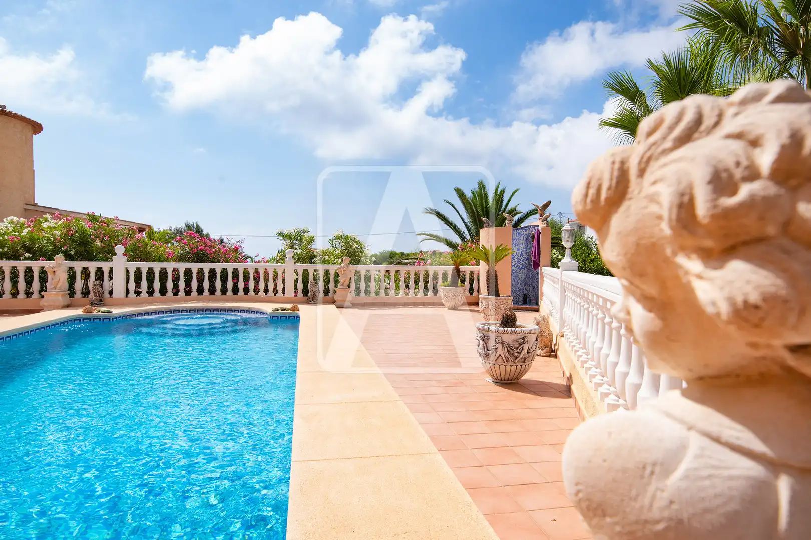 Piscina de Casa o xalet en venda en Calpe / Calp amb Aire condicionat, Calefacció i Jardí privat