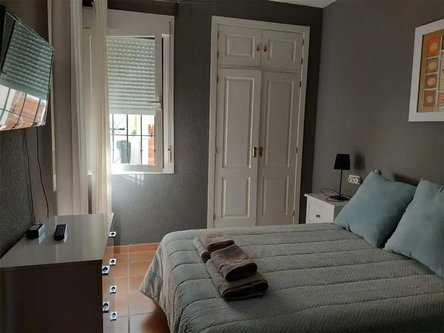 Bedroom of Flat for rent in Islantilla  with Air Conditioner, Private garden and Storage room