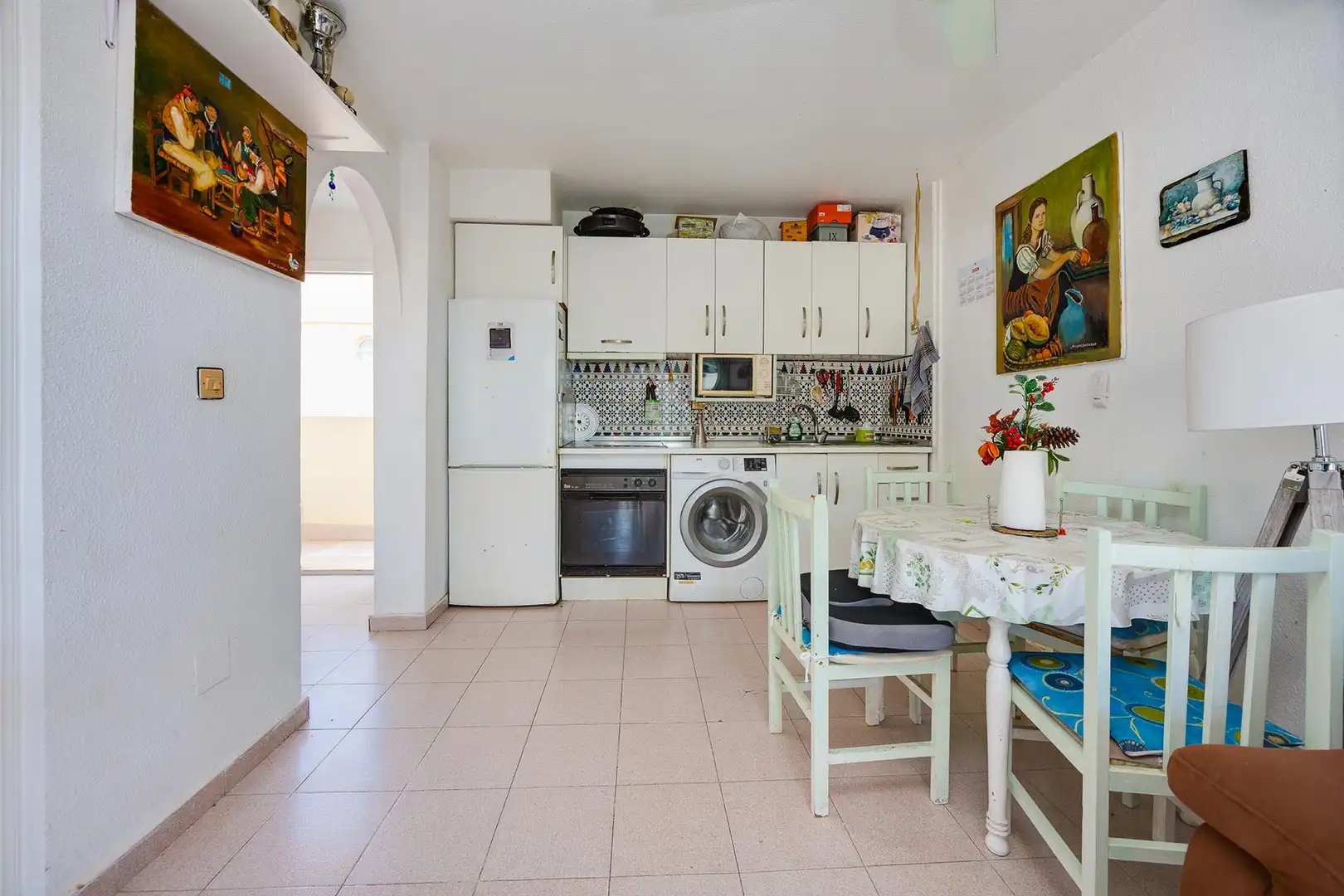 Kitchen of Apartments for sale in Torrevieja  with Air Conditioner, Balcony and Community pool