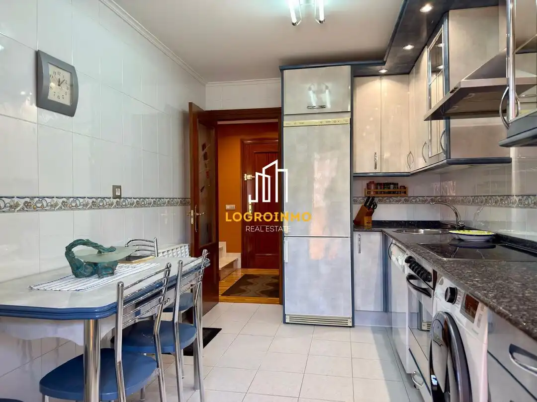 Kitchen of Flat for sale in  Logroño  with Heating, Storage room and Swimming Pool