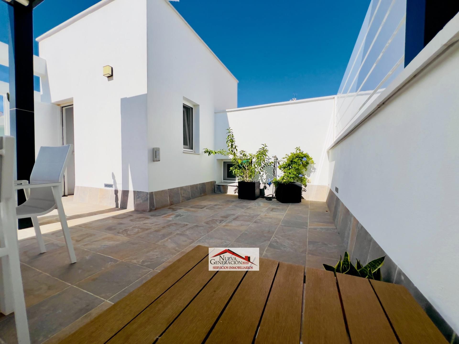 Terrassa de Casa adosada en venda en San Fernando