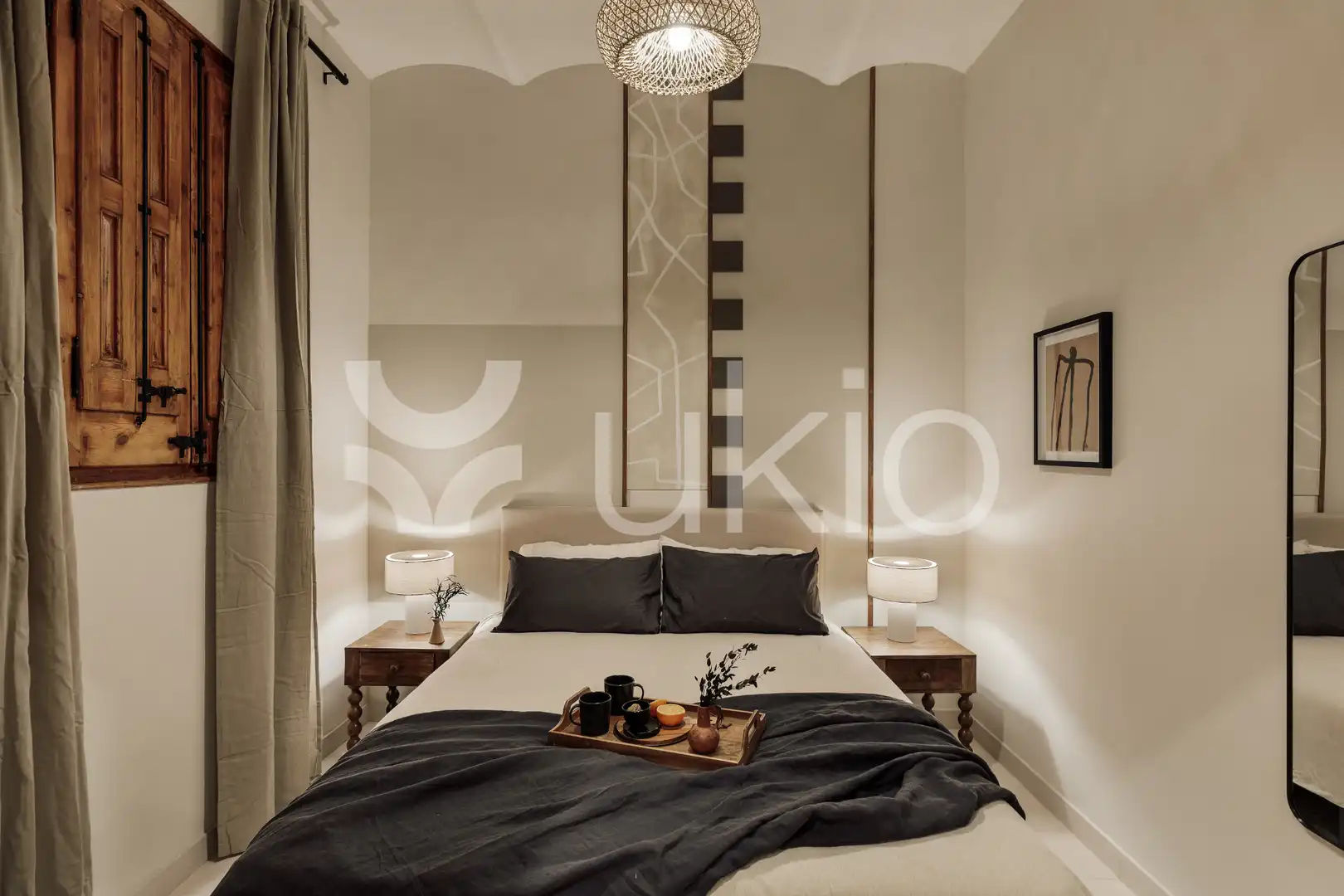 Habitación de Apartamento de alquiler en Barcelona con Aire acondicionado, Calefacción y Amueblado
