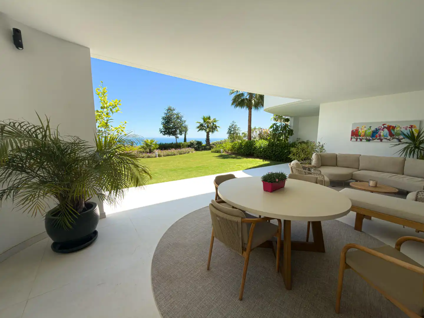 Terrasse von Wohnung zum Verkauf in Ojén mit Klimaanlage, Terrasse und Abstellraum