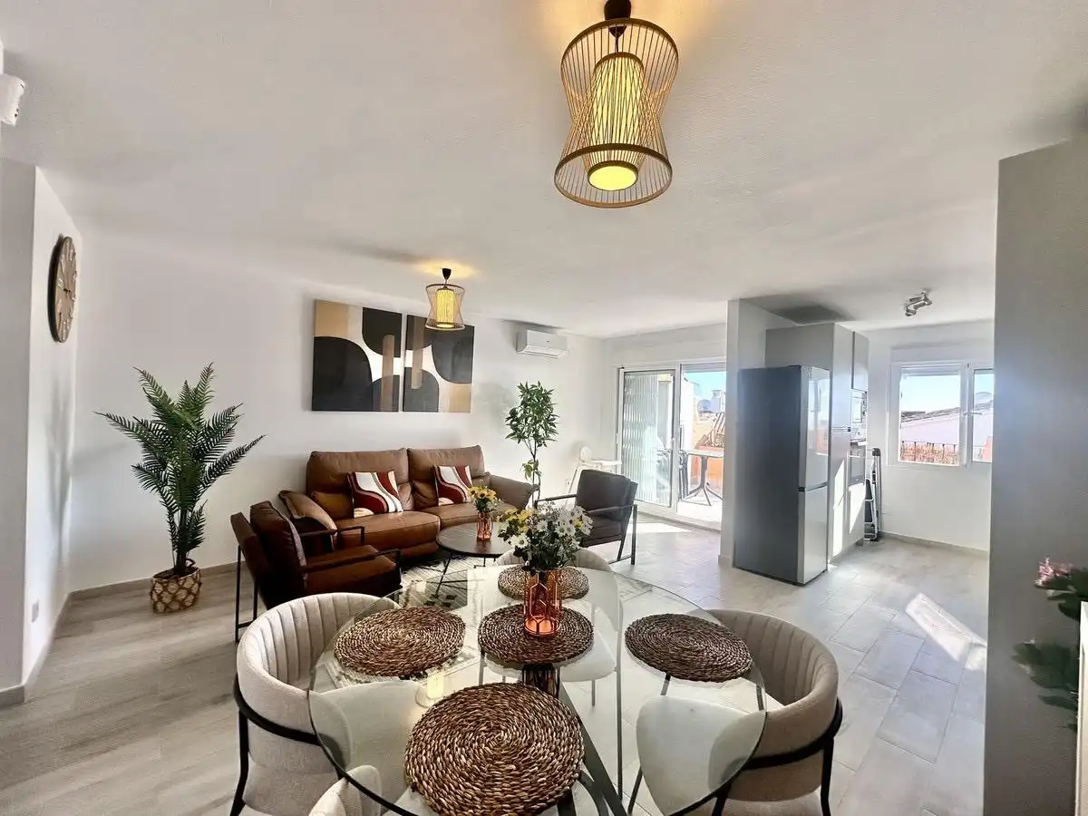 Sala de estar de Piso en venta en Marbella con Terraza