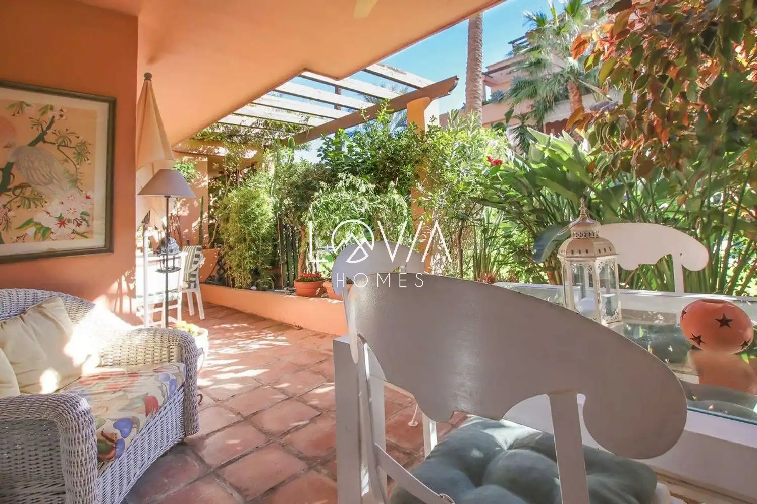 Terrace of Flat for sale in Marbella  with Air Conditioner, Terrace and Swimming Pool