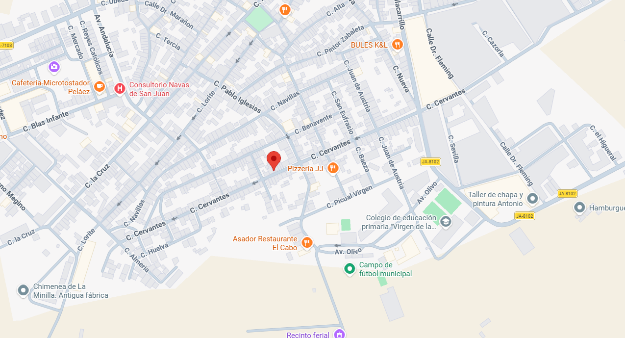 Vista exterior de Piso en venta en Navas de San Juan