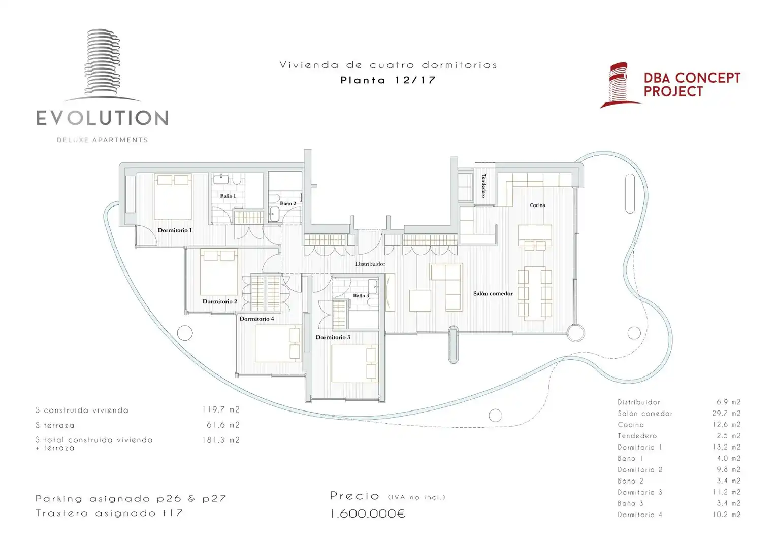 Appartement compact avec piscine à vendre à Playa Arenal - Bol, imagen 30