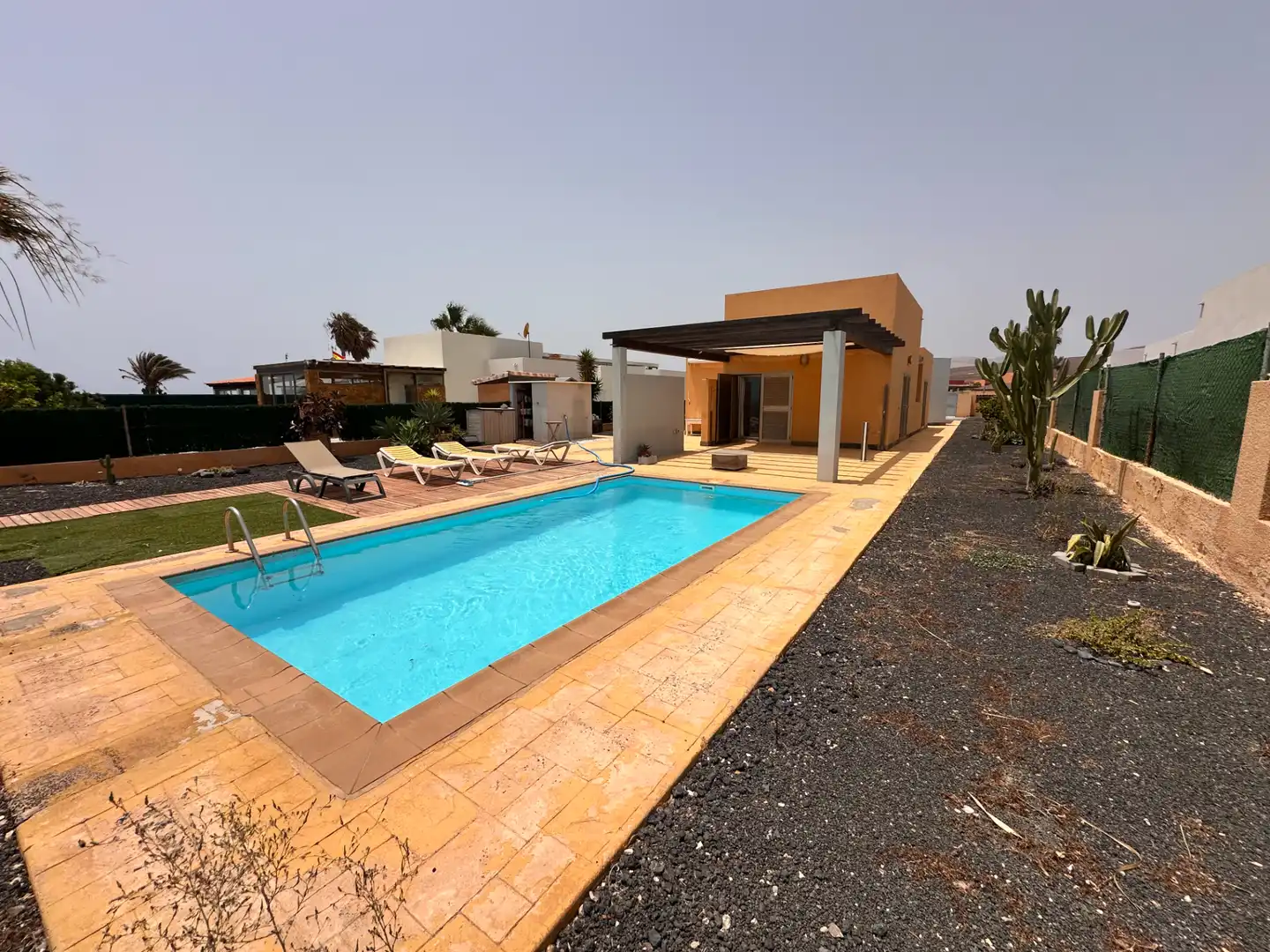Vista exterior de Casa o xalet en venda en Antigua amb Jardí privat, Terrassa i Traster